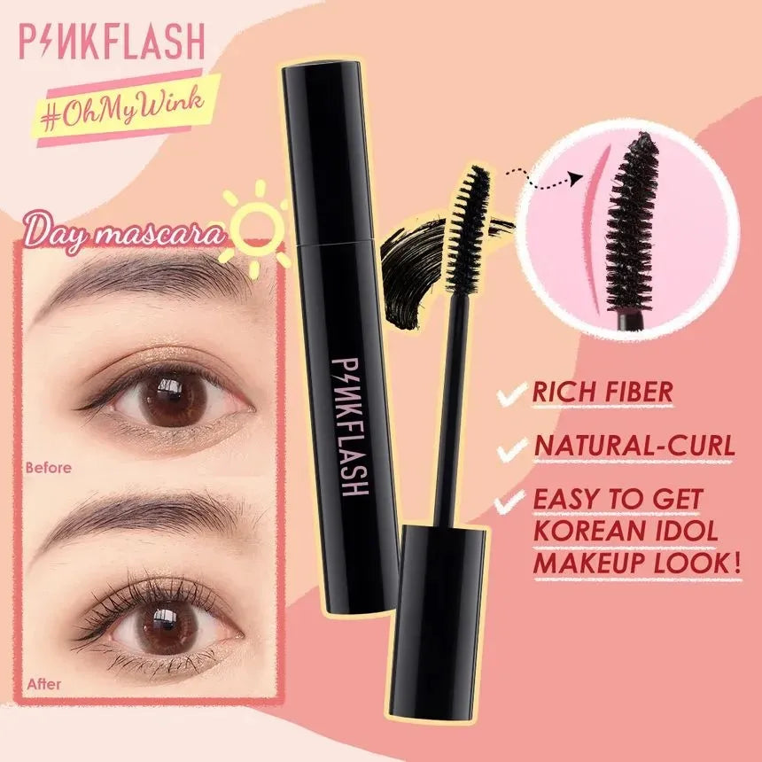 PINKFLASH - Oil-Proof Curl Day &amp; Night Mascara - 2 Colors