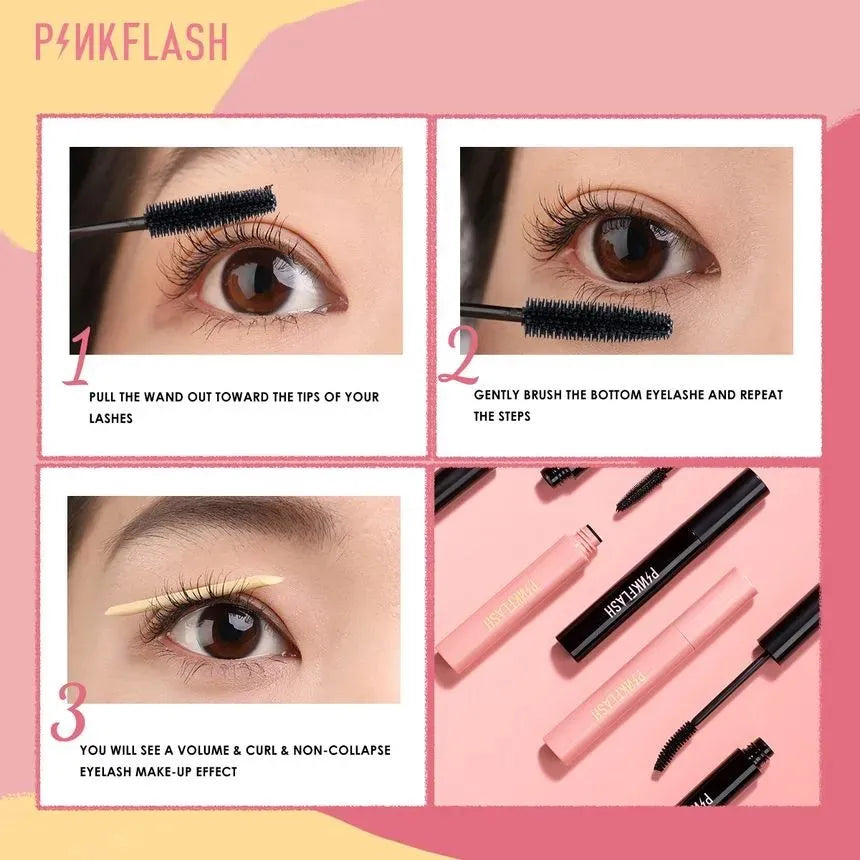 PINKFLASH - Oil-Proof Curl Day &amp; Night Mascara - 2 Colors