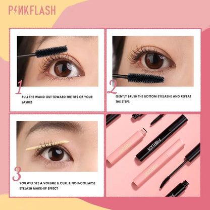 PINKFLASH - Oil-Proof Curl Day &amp; Night Mascara - 2 Colors