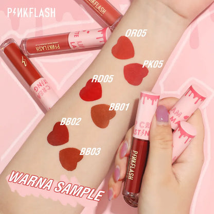 PINKFLASH - Lasting Matte Lipcream 6 Colors