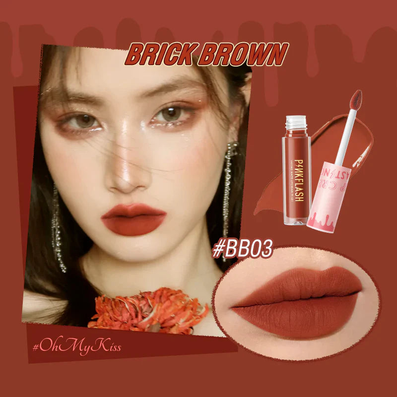 PINKFLASH - Lasting Matte Lipcream 6 Colors