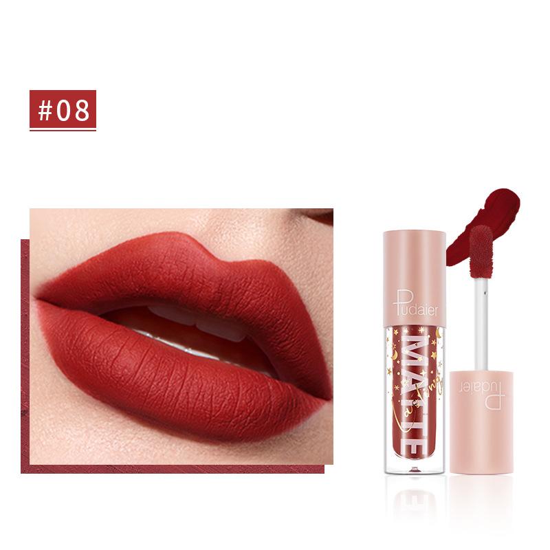 Pudaier - Velvet Matte Liquid Lipstick - 12 Colors [3.5g] - Youglow