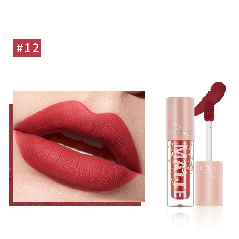 Pudaier - Velvet Matte Liquid Lipstick - 12 Colors [3.5g] - Youglow