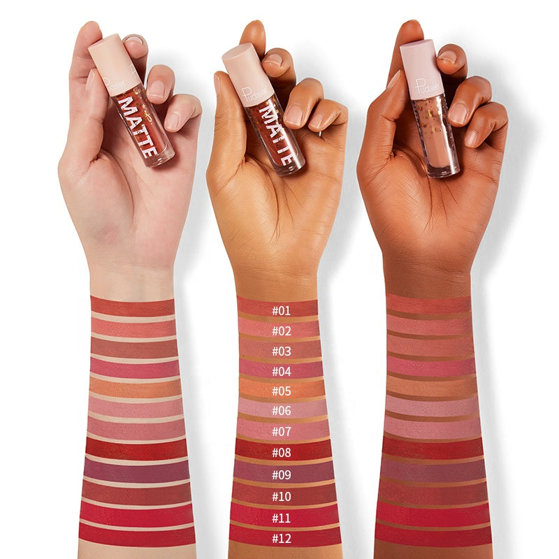 Pudaier - Velvet Matte Liquid Lipstick - 12 Colors [3.5g] - Youglow
