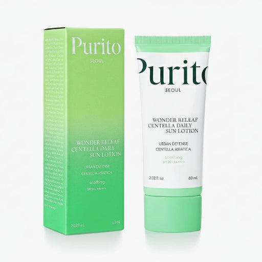Purito SEOUL - Wonder Releaf Centella Daily Sun Lotion SPF50+ PA++++ [60ml] - Youglow