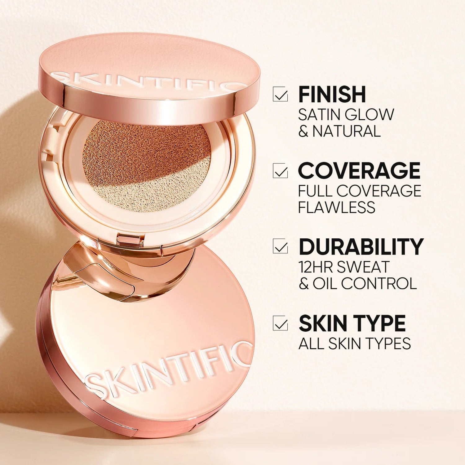 SKINTIFIC - Cover All Perfect Cushion - 6 Shades [11g]