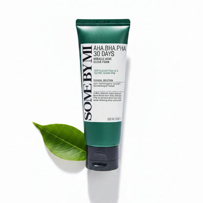 SOME BY MI - AHA,BHA,PHA 30 Days Miracle Acne Clear Foam [2024 Version - 100ml]