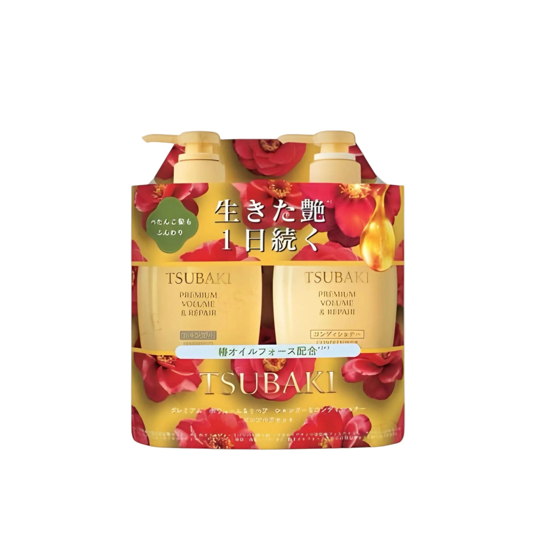 Shiseido - Tsubaki Premium Volume &amp; Repair Shampoo &amp; Conditioner Set [450ml x 2]
