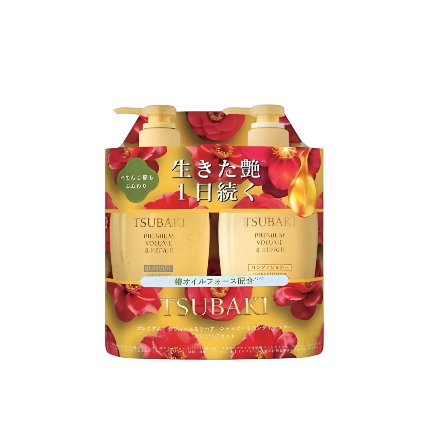 Shiseido - Tsubaki Premium Volume &amp; Repair Shampoo &amp; Conditioner Set [450ml x 2]