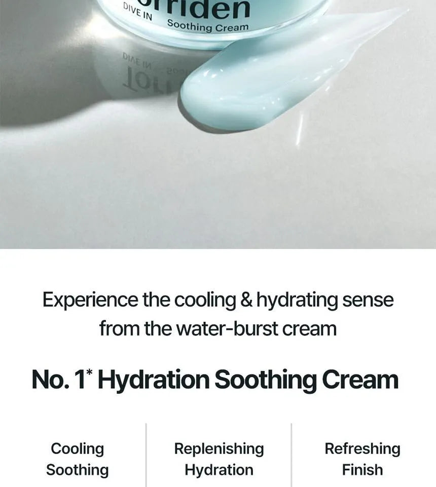 Torriden - DIVE-IN Low Molecular Hyaluronic Acid Soothing Cream [100ml] - Youglow