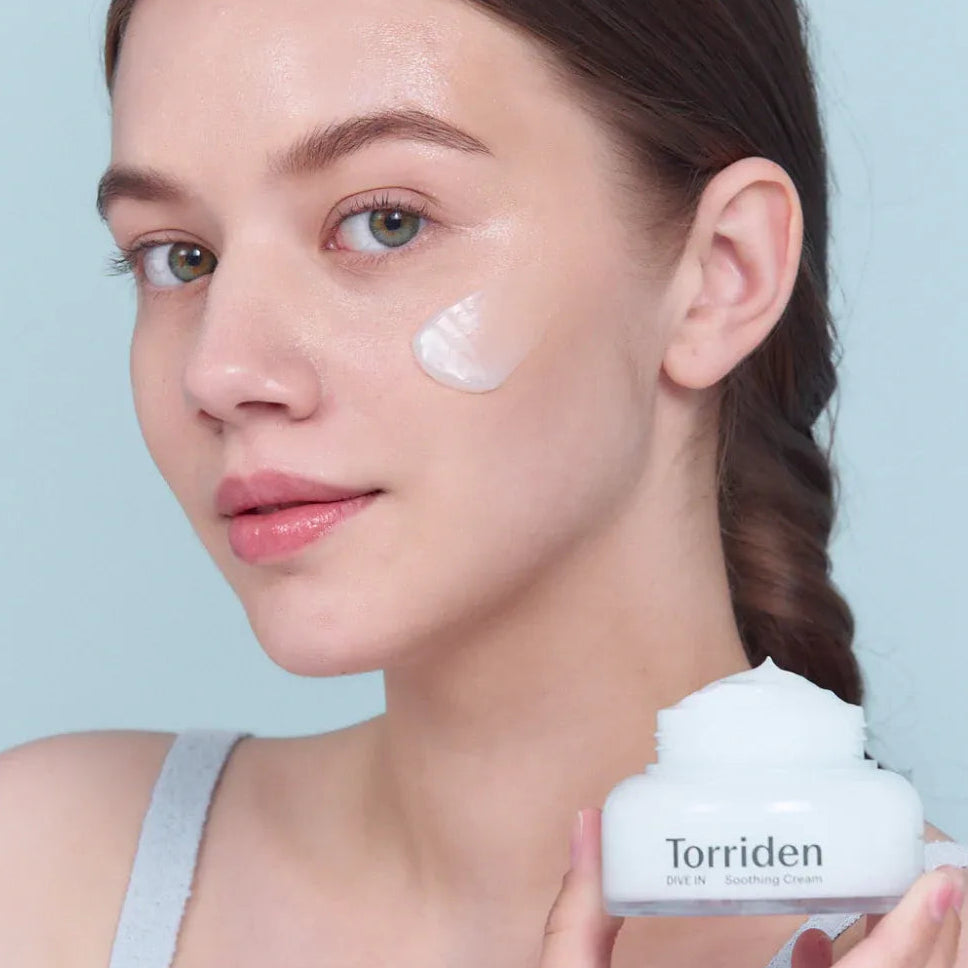 Torriden - DIVE-IN Low Molecular Hyaluronic Acid Soothing Cream [100ml] - Youglow