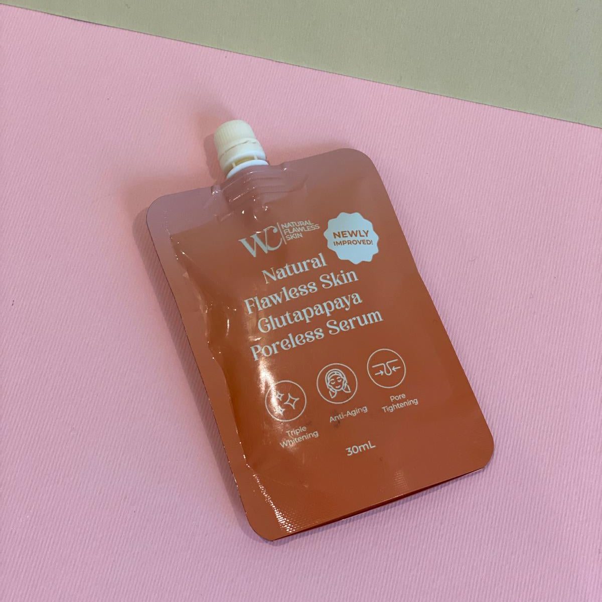 WC - Natural Flawless Skin Gluta Papaya Poreless Serum [30ml]