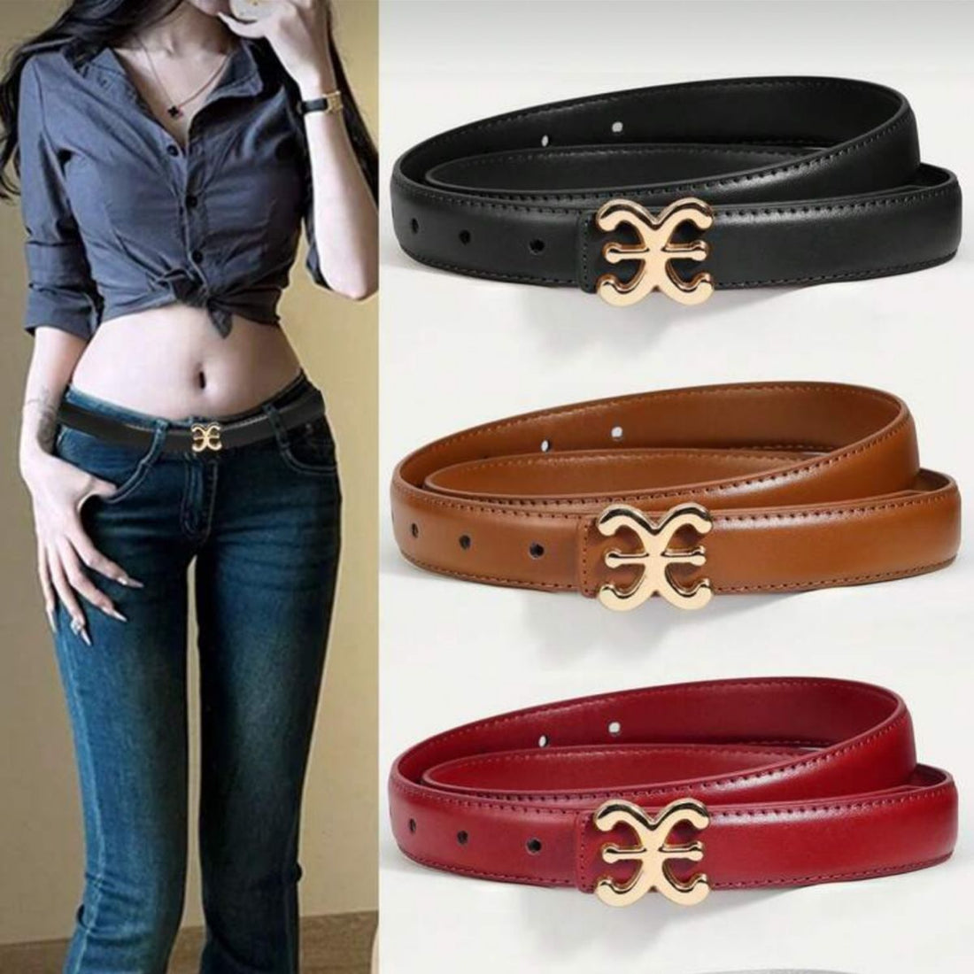 WWB - Woman Casual High-End Waist Belt [110cm] - Youglow