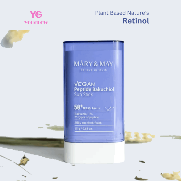 Mary &amp; May - Vegan Peptide Bakuchiol Sun Stick [18g]