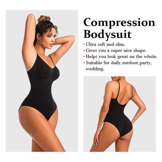 YOUGLOW - Bodysuit shaper Sleeveless Button Type