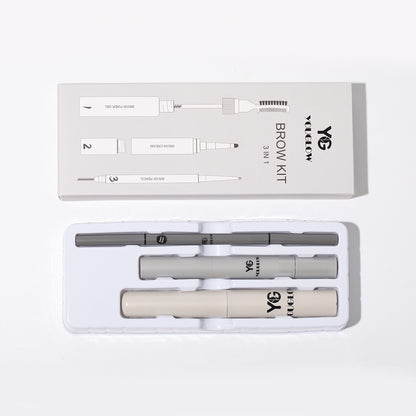 YOUGLOW - Waterproof Vegan Brow Kit 3 in 1