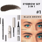 YOUGLOW - Waterproof Vegan Brow Kit 3 in 1 - Youglow