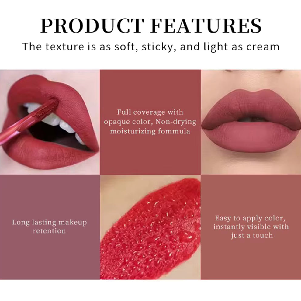 YOUGLOW - Matte Liquid Lipstick Vegan Waterproof Long Lasting HALAL Certified [3ml]