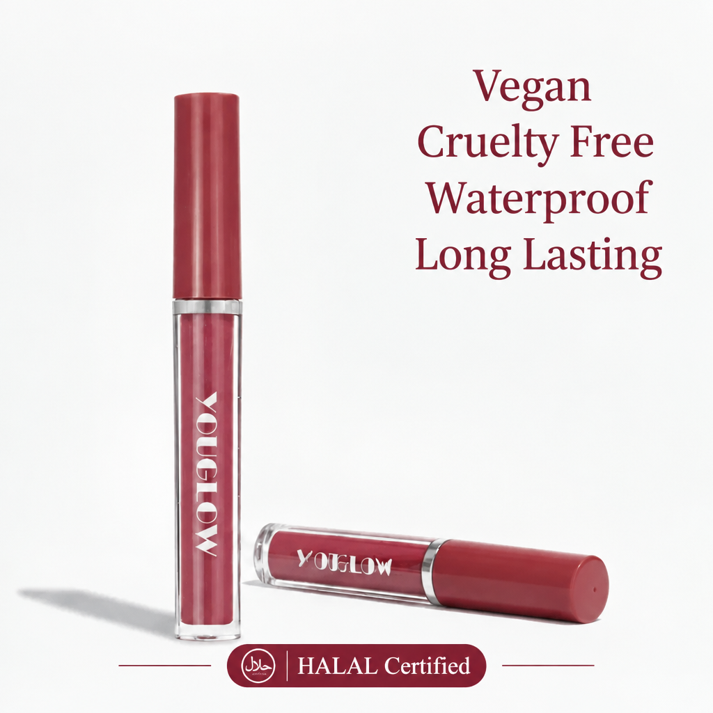 YOUGLOW - Matte Liquid Lipstick Vegan Waterproof Long Lasting HALAL Certified [3ml]