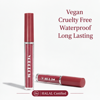YOUGLOW - Matte Liquid Lipstick Vegan Waterproof Long Lasting HALAL Certified [3ml]