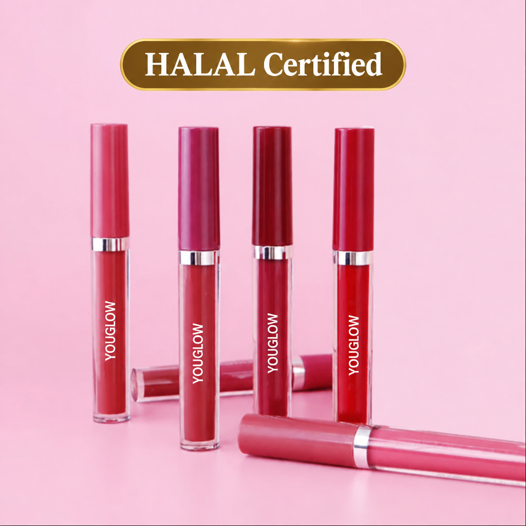YOUGLOW - Matte Liquid Lipstick Vegan Waterproof Long Lasting HALAL Certified [3ml]