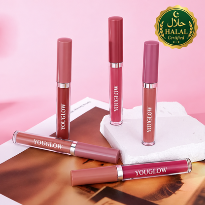 YOUGLOW - Matte Liquid Lipstick Vegan Waterproof Long Lasting HALAL Certified [3ml]