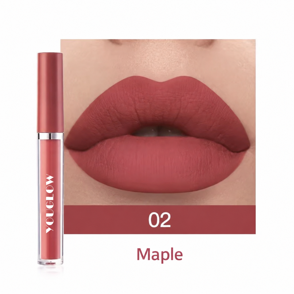 YOUGLOW - Matte Liquid Lipstick Vegan Waterproof Long Lasting HALAL Certified [3ml]