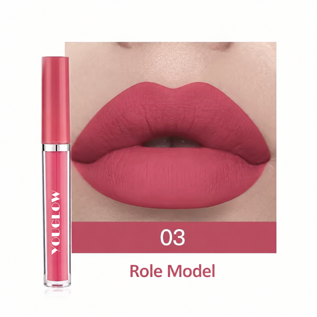 YOUGLOW - Matte Liquid Lipstick Vegan Waterproof Long Lasting HALAL Certified [3ml]