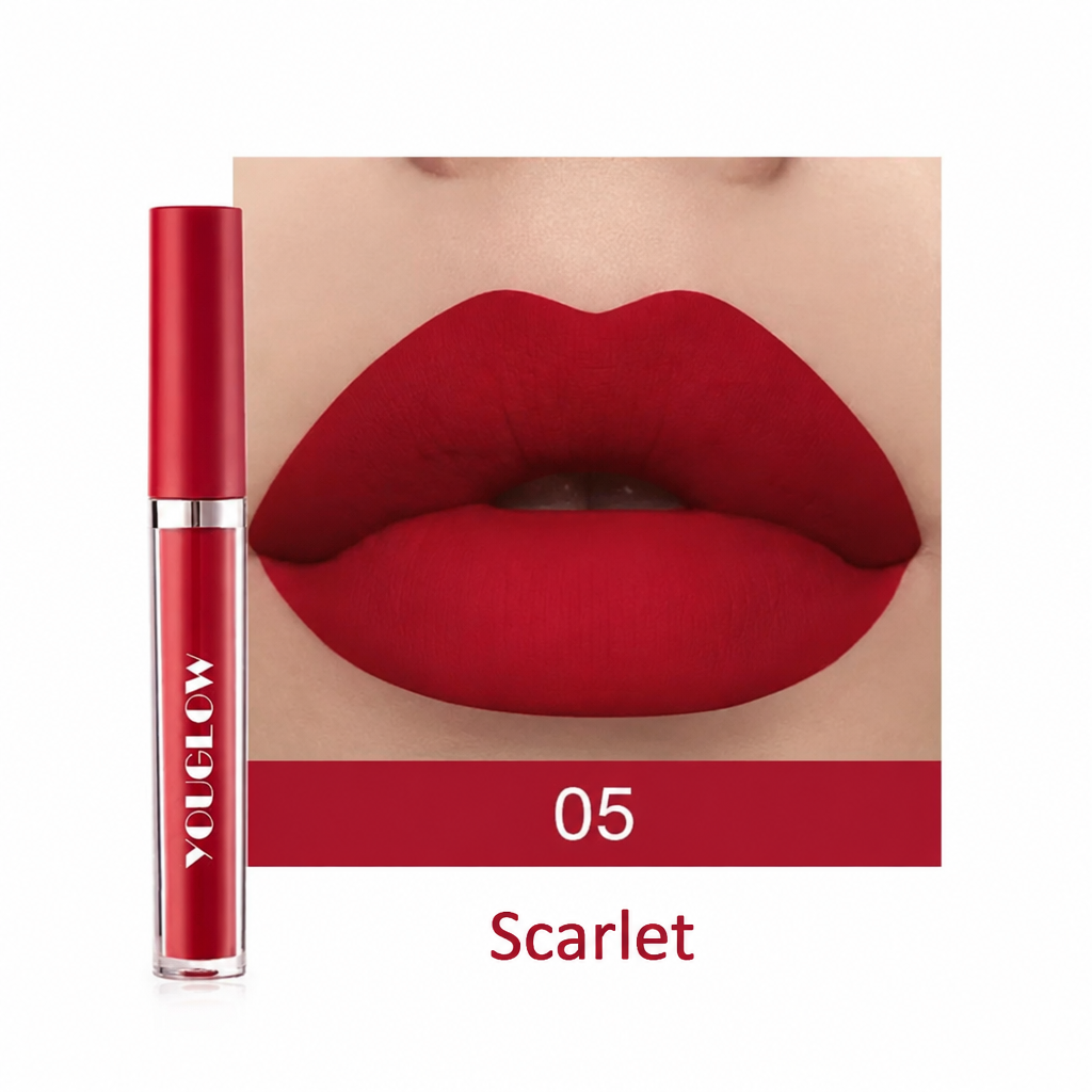 YOUGLOW - Matte Liquid Lipstick Vegan Waterproof Long Lasting HALAL Certified [3ml]