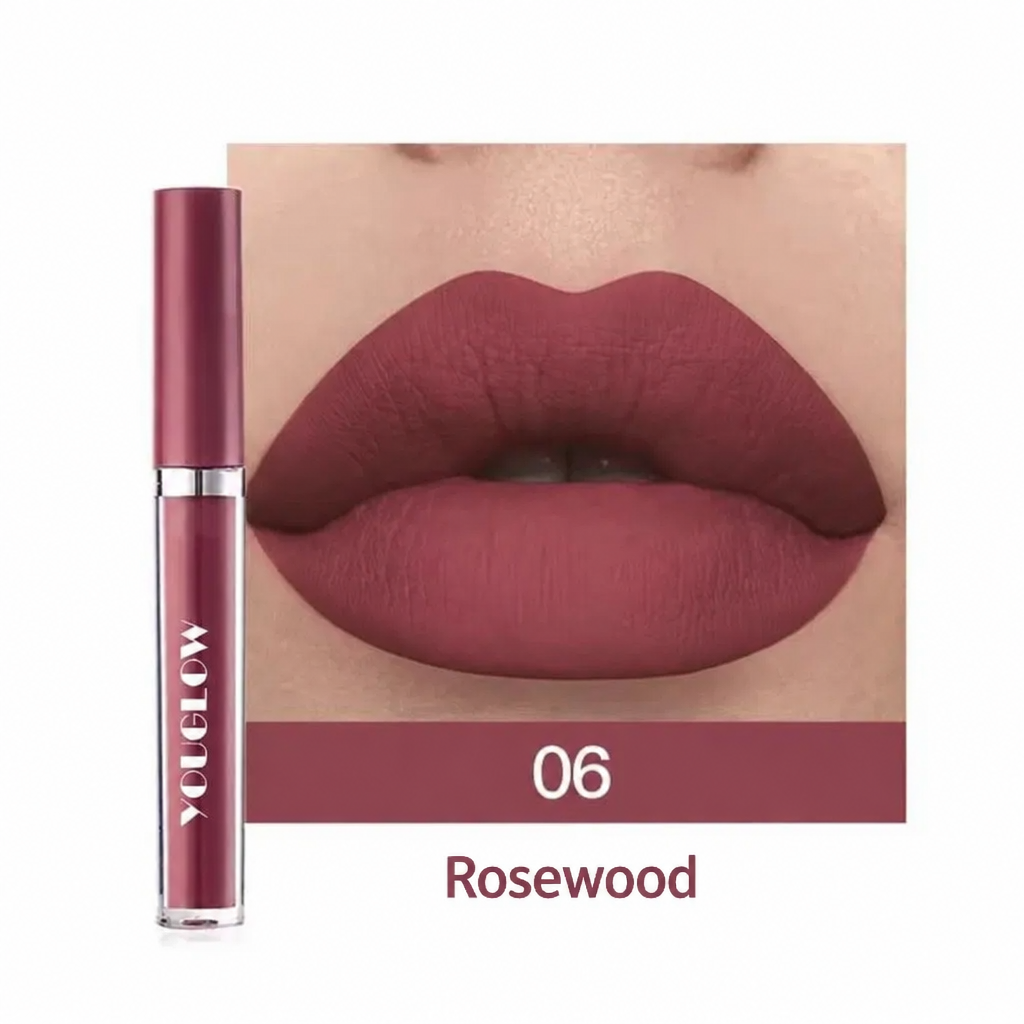 YOUGLOW - Matte Liquid Lipstick Vegan Waterproof Long Lasting HALAL Certified [3ml]