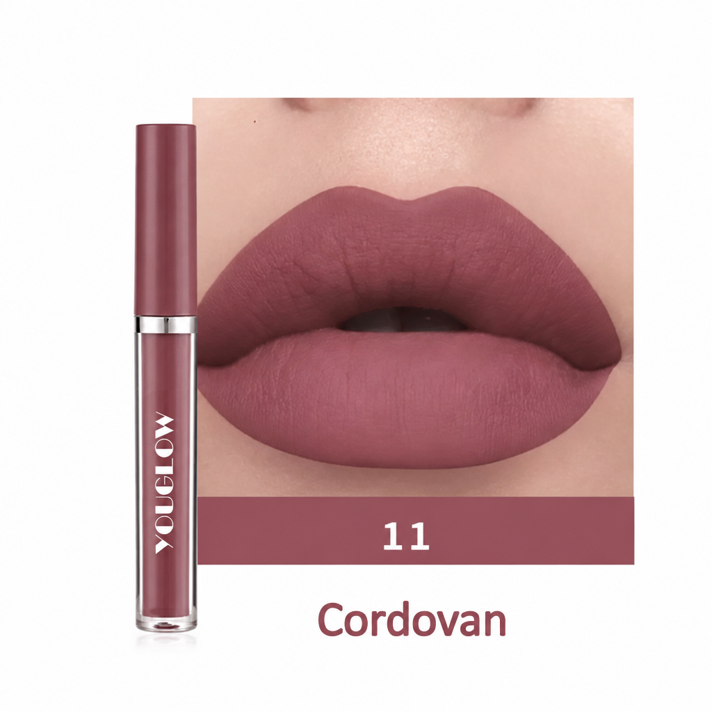 YOUGLOW - Matte Liquid Lipstick Vegan Waterproof Long Lasting HALAL Certified [3ml]