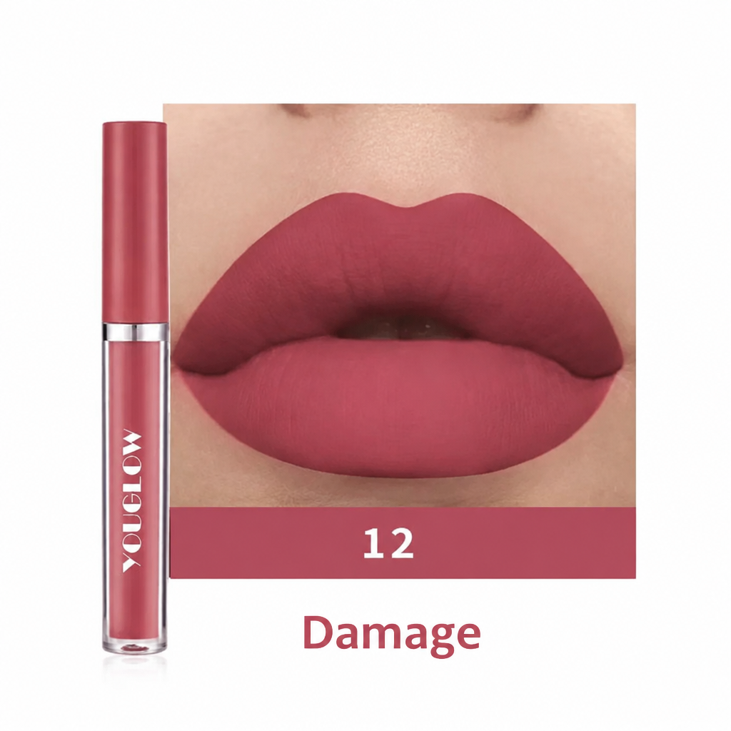 YOUGLOW - Matte Liquid Lipstick Vegan Waterproof Long Lasting HALAL Certified [3ml]
