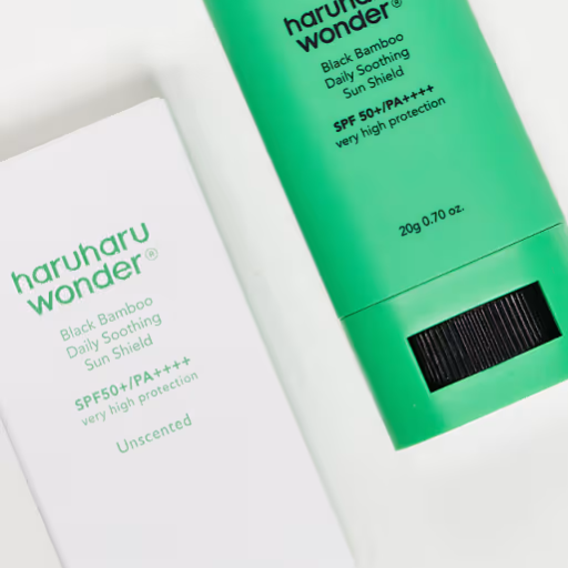 هاروهارو - واقي شمس مهدئ من الخيزران الأسود [20 جرام]