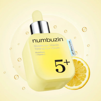 numbuzin - No.5 Glutathione Vitamin Tone-up Sun Serum [30ml]