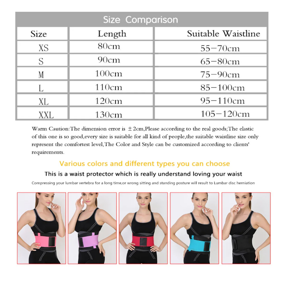 YOUGLOW - Slimbelt Waist Trimmer Tummy Control Type-A - Youglow